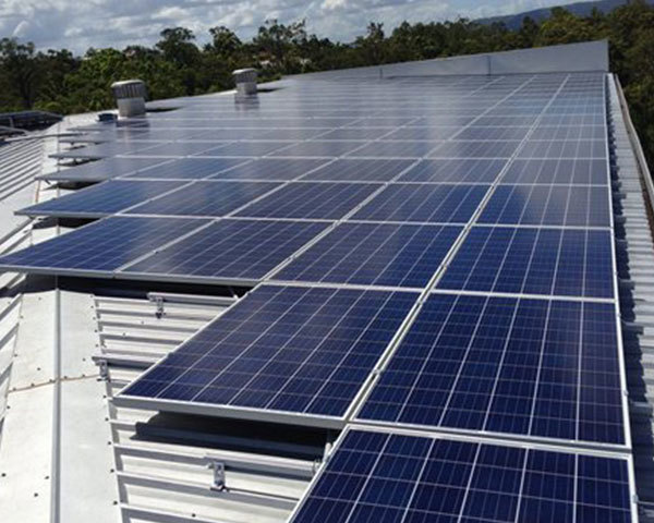 Commercial Solar Installation example Commercial Solar Installation example